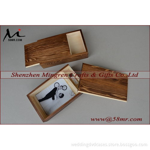 Wooden Photo Storage Gift Box with USB Box Packaging
